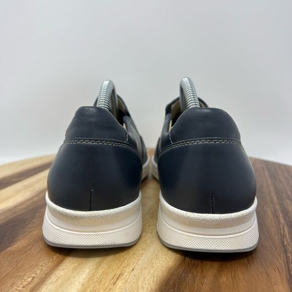 Mephisto Valter Slip On Leather Shoes Dark Navy Men’s Size 8 - Picture 7 of 11